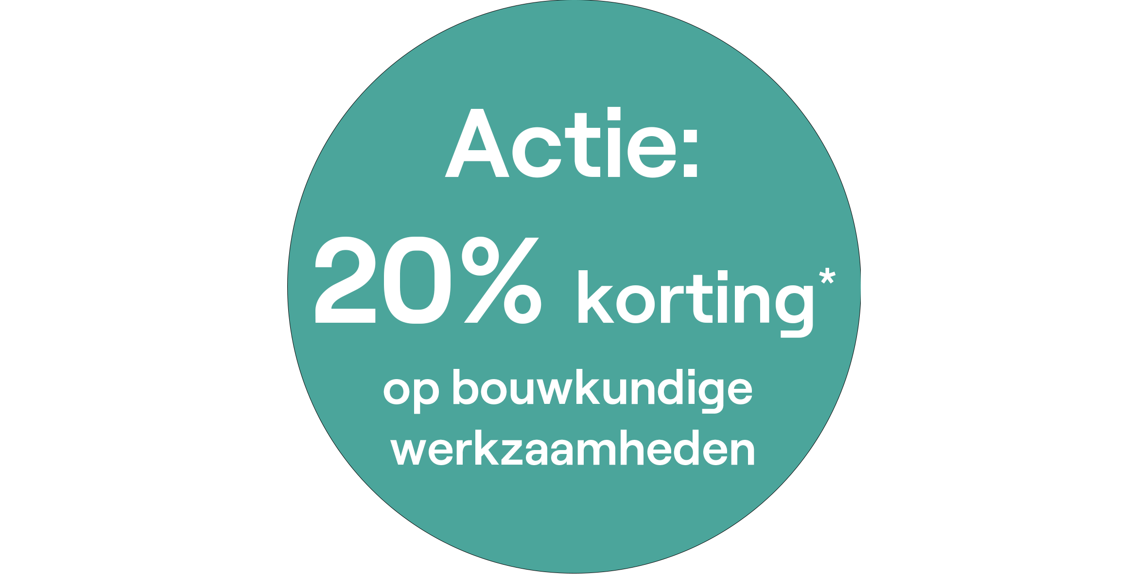 20 Procent Korting Bouwkosten Breed